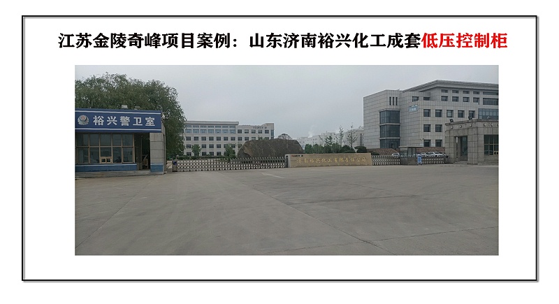 山東濟南裕興化工成套低壓控制柜