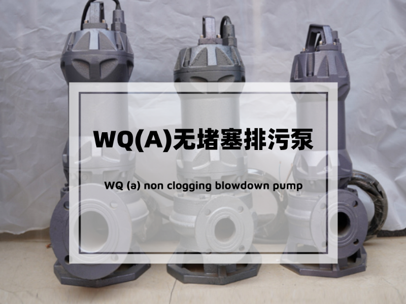 你對WQ(A)無堵塞排污泵了解多少？