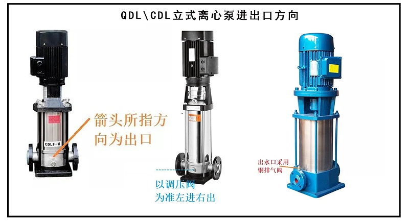 立式離心泵進出口方向