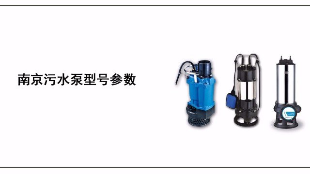 南京污水泵型號(hào)參數(shù)